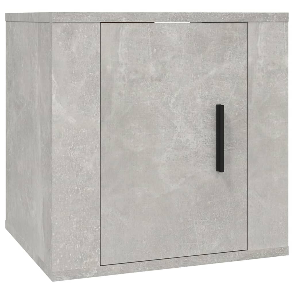 vidaXL Set dulapuri TV, 3 piese, gri beton, lemn prelucrat vidaXL Set dulapuri TV, 3 piese, gri beton, lemn prelucrat