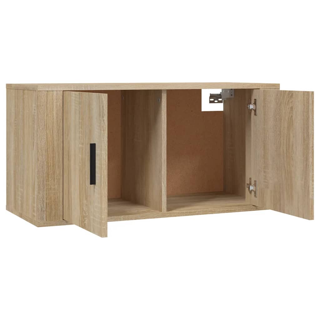 vidaXL Set dulap TV, 2 piese, stejar sonoma, lemn prelucrat vidaXL Set dulap TV, 2 piese, stejar sonoma, lemn prelucrat