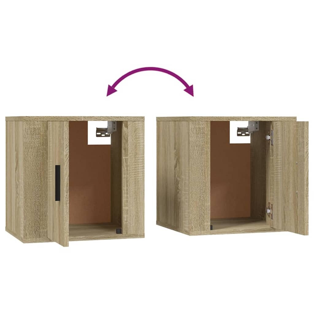 vidaXL Set dulap TV, 2 piese, stejar sonoma, lemn prelucrat vidaXL Set dulap TV, 2 piese, stejar sonoma, lemn prelucrat