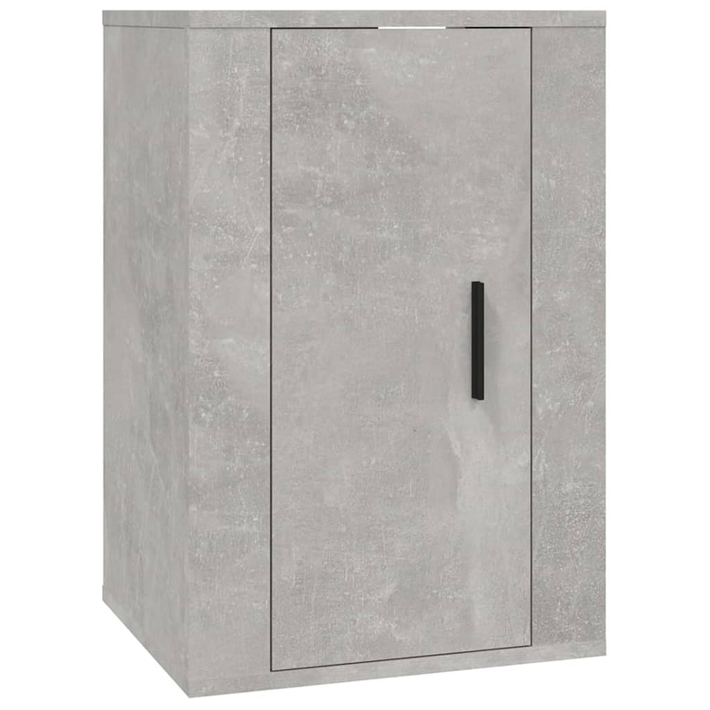 vidaXL Set dulapuri TV, 3 piese, gri beton, lemn prelucrat vidaXL Set dulapuri TV, 3 piese, gri beton, lemn prelucrat