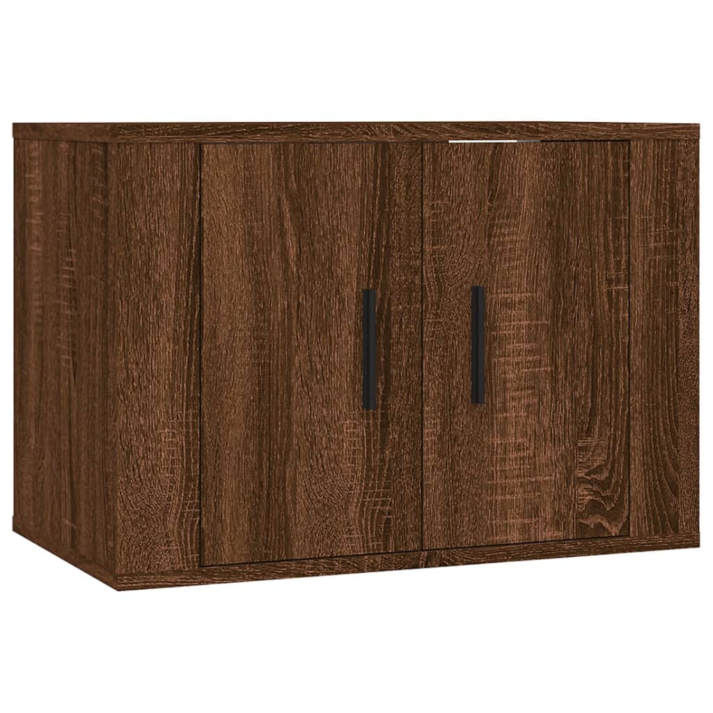 vidaXL Set dulapuri TV, 5 piese, stejar maro, lemn prelucrat vidaXL Set dulapuri TV, 5 piese, stejar maro, lemn prelucrat
