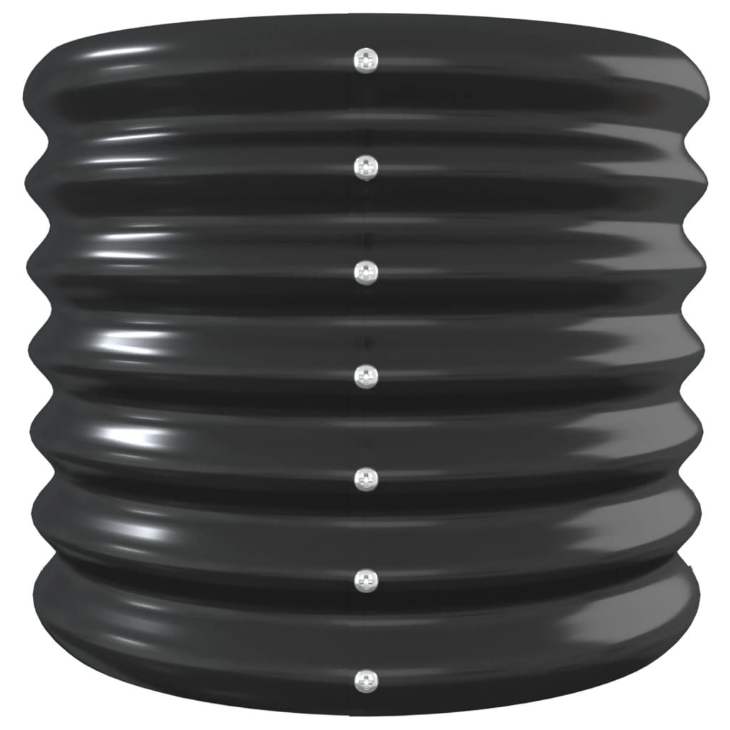 vidaXL Strat înălțat grădină 260x40x36 cm oțel vopsit electrostatic