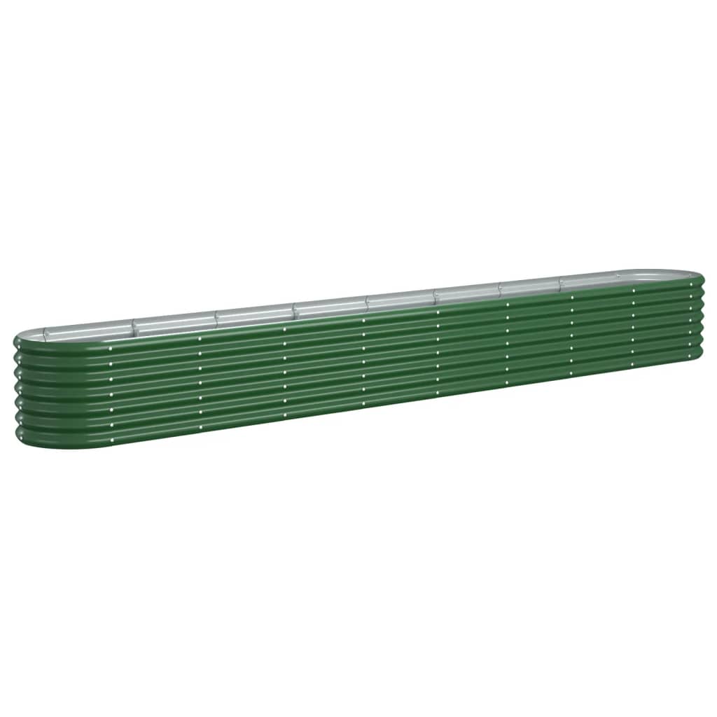 vidaXL Strat înălțat grădină 332x40x36 cm oțel vopsit electrostatic