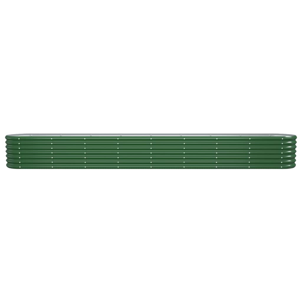 vidaXL Strat înălțat grădină 332x40x36 cm oțel vopsit electrostatic