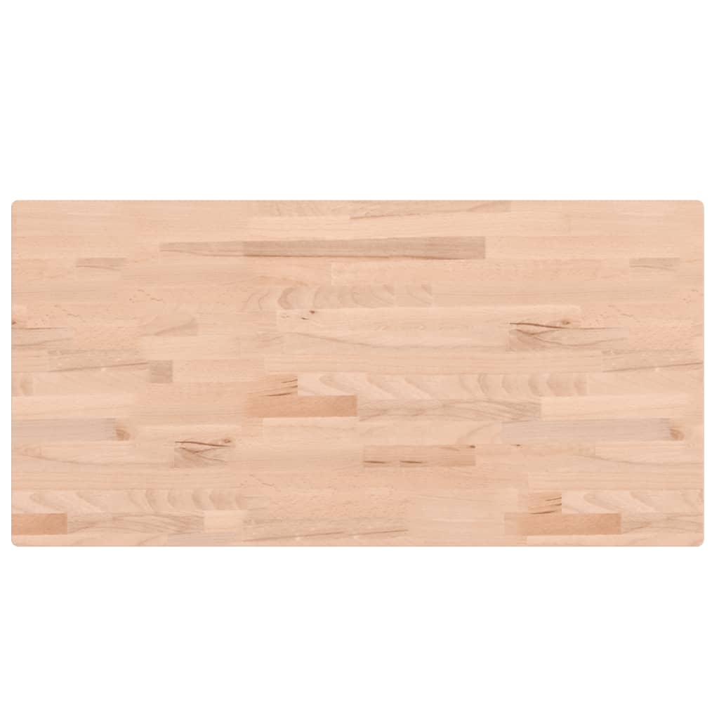 vidaXL Blat de masă 100x50x4 cm dreptunghiular, lemn masiv de fag vidaXL Blat de masă 100x50x4 cm dreptunghiular, lemn masiv de fag