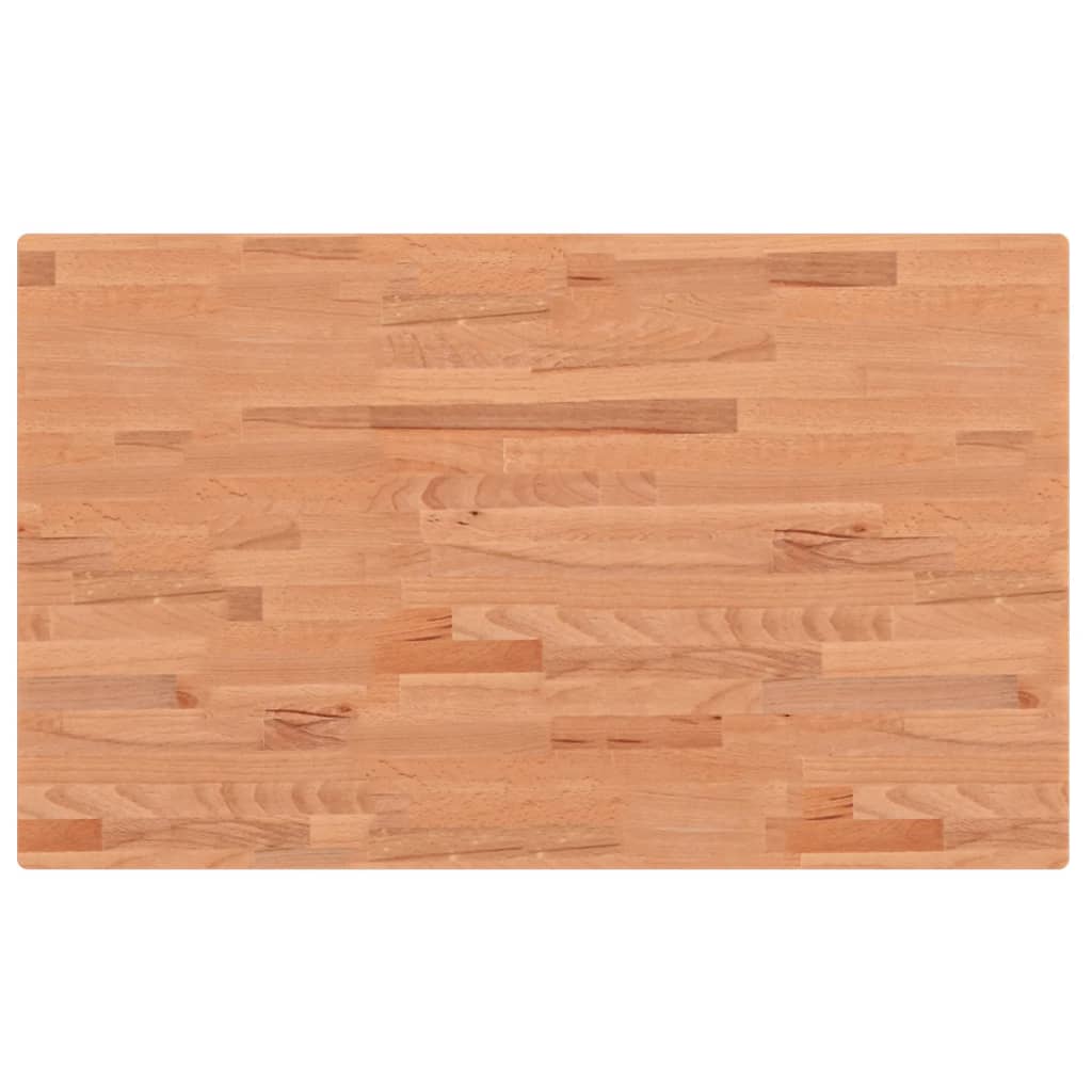 vidaXL Blat de masă 100x60x2,5 cm dreptunghiular, lemn masiv de fag vidaXL Blat de masă 100x60x2,5 cm dreptunghiular, lemn masiv de fag