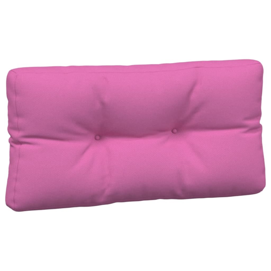 vidaXL Perne de paleți, 7 buc., roz, material textil vidaXL Perne de paleți, 7 buc., roz, material textil