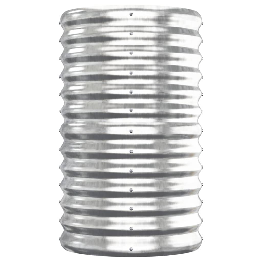vidaXL Strat înălțat grădină 152x40x68 cm oțel galvanizat