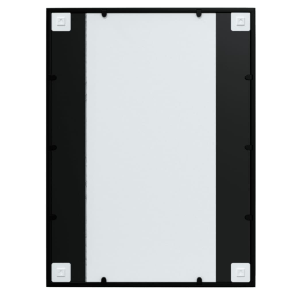 vidaXL Oglinzi de perete, 2 buc., negru, 80x60 cm, metal vidaXL Oglinzi de perete, 2 buc., negru, 80x60 cm, metal