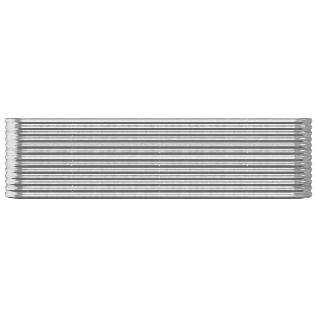 vidaXL Strat înălțat grădină 260x40x68 cm oțel vopsit electrostatic