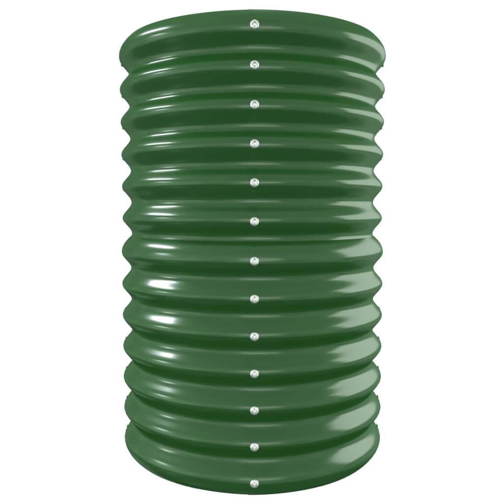 vidaXL Strat înălțat grădină 332x40x68 oțel vopsit electrostatic