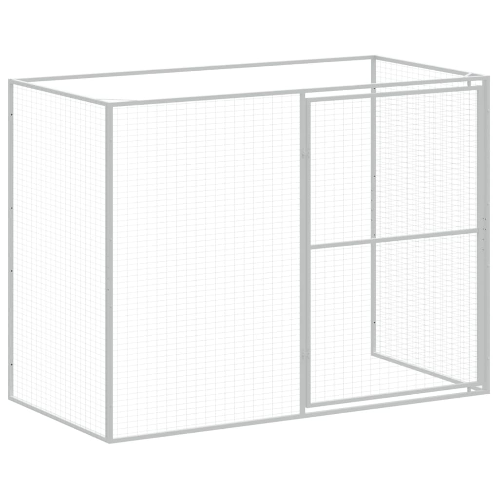 vidaXL Cușcă de câine cu țarc antracit 214x253x181 cm oțel galvanizat vidaXL Cușcă de câine cu țarc antracit 214x253x181 cm oțel galvanizat