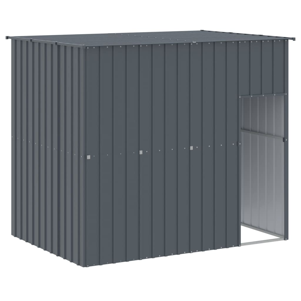 vidaXL Cușcă câine cu țarc antracit 214x1273x181 cm oțel galvanizat vidaXL Cușcă câine cu țarc antracit 214x1273x181 cm oțel galvanizat