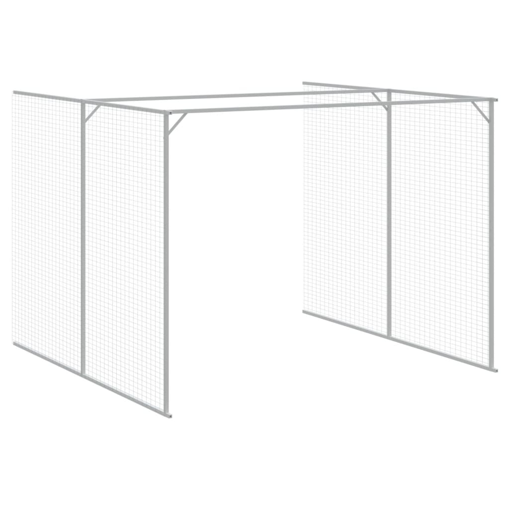 vidaXL Cușcă câine & țarc gri deschis 214x1069x181 cm oțel galvanizat vidaXL Cușcă câine & țarc gri deschis 214x1069x181 cm oțel galvanizat