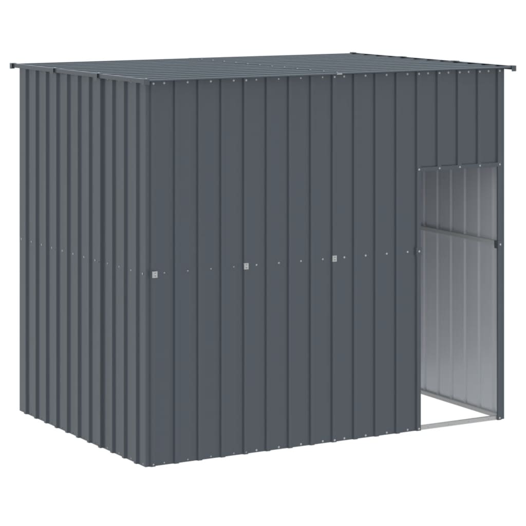 vidaXL Cușcă câine cu țarc antracit 214x1273x181 cm oțel galvanizat vidaXL Cușcă câine cu țarc antracit 214x1273x181 cm oțel galvanizat