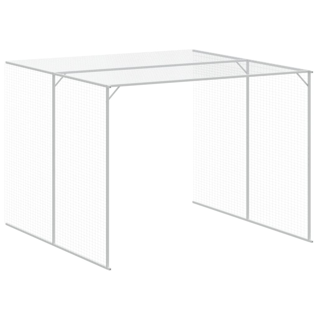vidaXL Cușcă de câine & țarc gri deschis 214x865x181cm oțel galvanizat vidaXL Cușcă de câine & țarc gri deschis 214x865x181cm oțel galvanizat