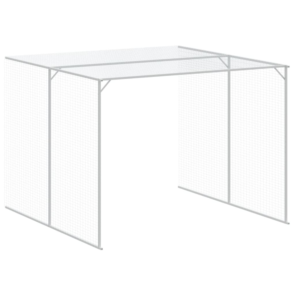 vidaXL Cușcă câine & țarc gri deschis 214x1069x181 cm oțel galvanizat vidaXL Cușcă câine & țarc gri deschis 214x1069x181 cm oțel galvanizat