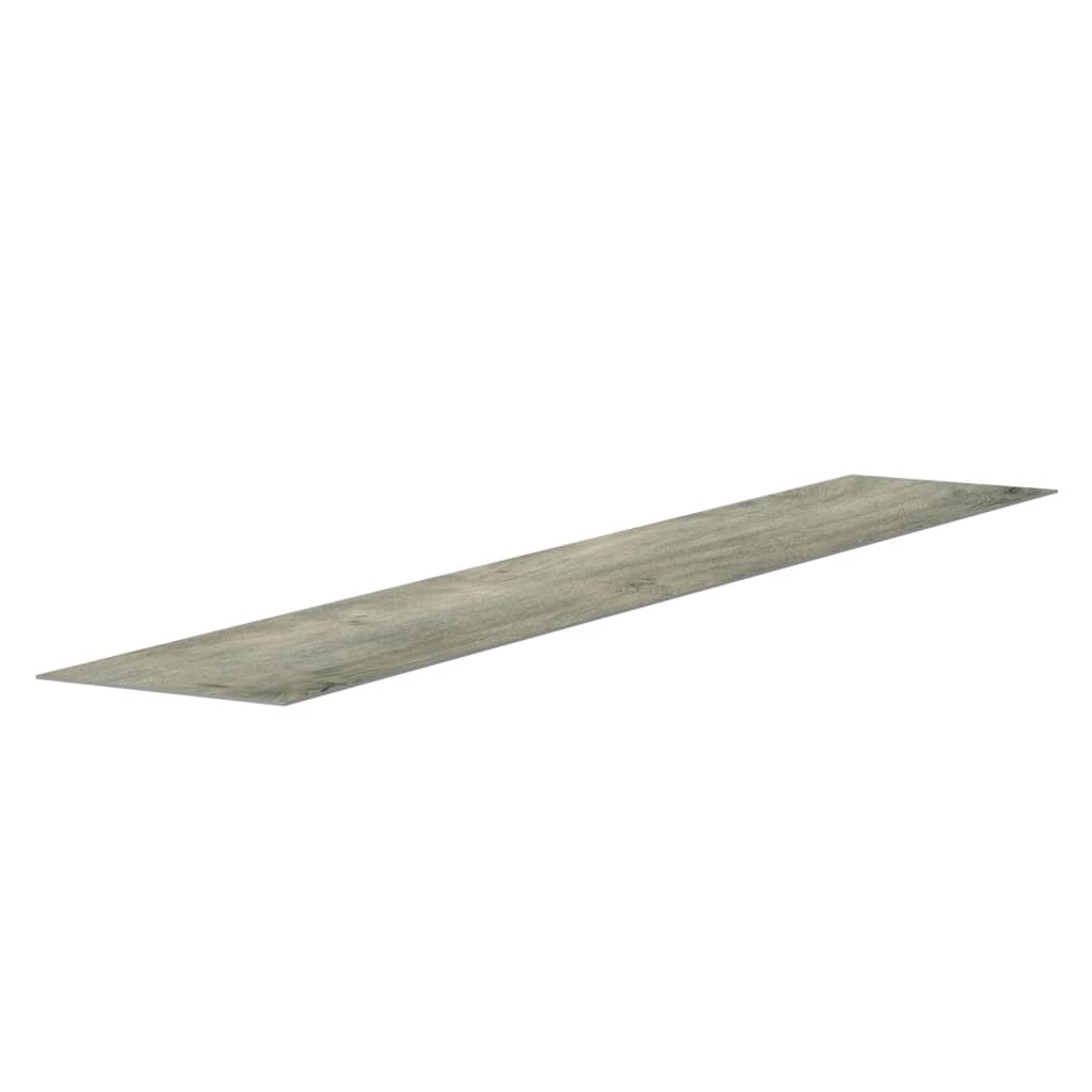 vidaXL Panouri de perete aspect lemn, gri, 4,12 m², PVC