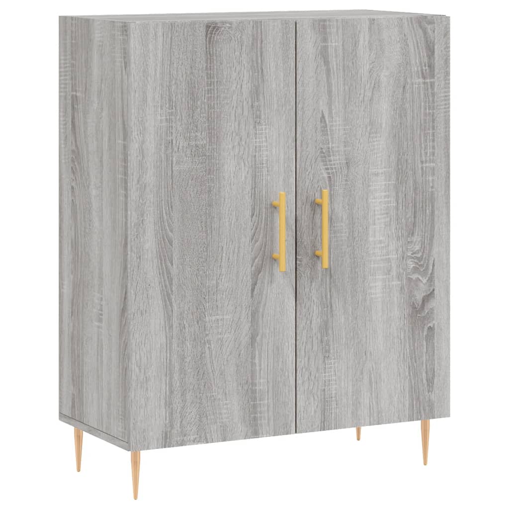 vidaXL Dulap înalt, gri sonoma, 69,5x34x180 cm, lemn compozit