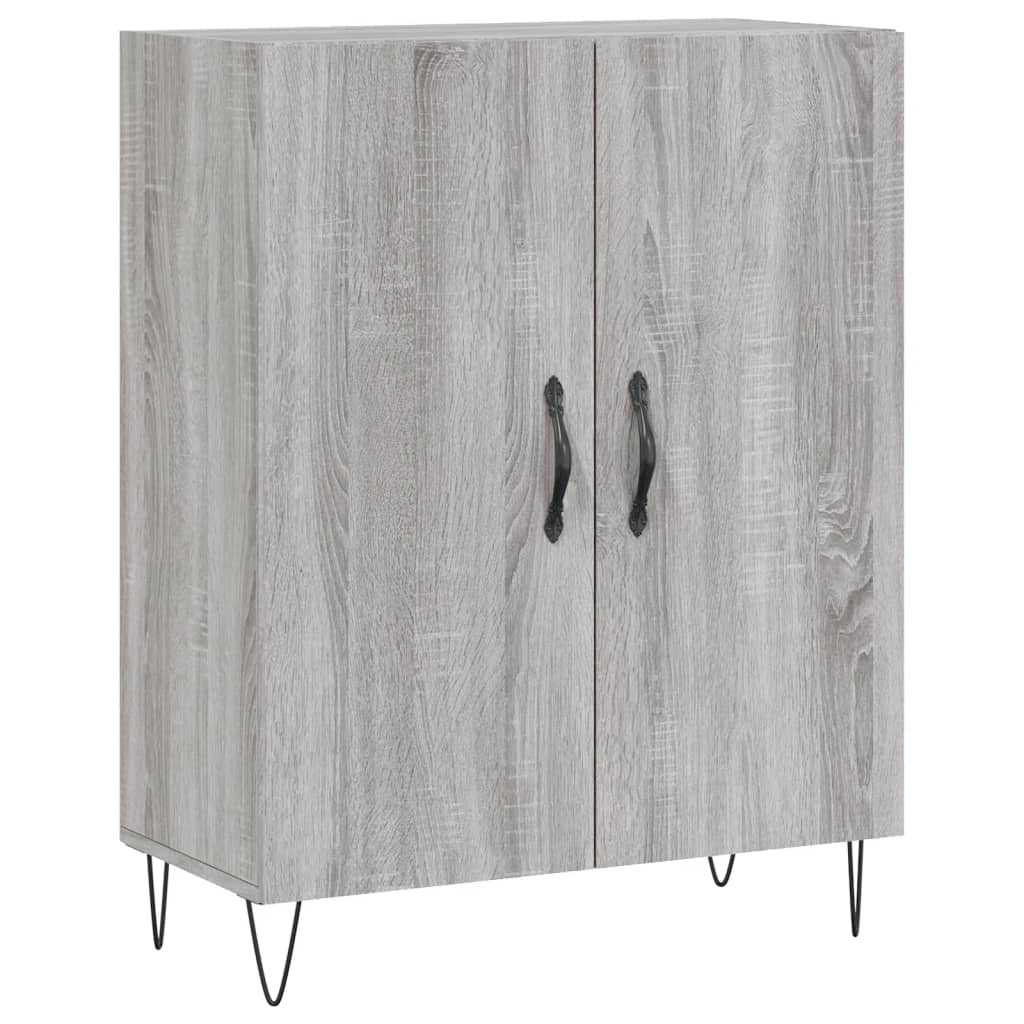 vidaXL Dulap înalt, gri sonoma, 69,5x34x180 cm, lemn compozit