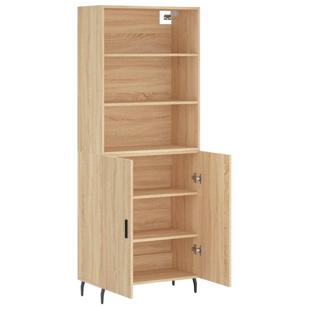 vidaXL Dulap înalt, stejar sonoma, 69,5x34x180 cm, lemn compozit vidaXL Dulap înalt, stejar sonoma, 69,5x34x180 cm, lemn compozit