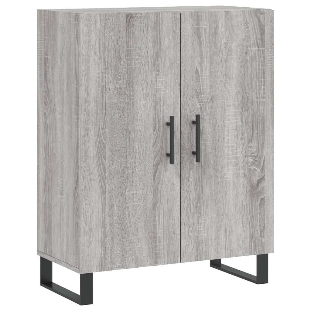 vidaXL Dulap înalt, gri sonoma, 69,5x34x180 cm, lemn compozit