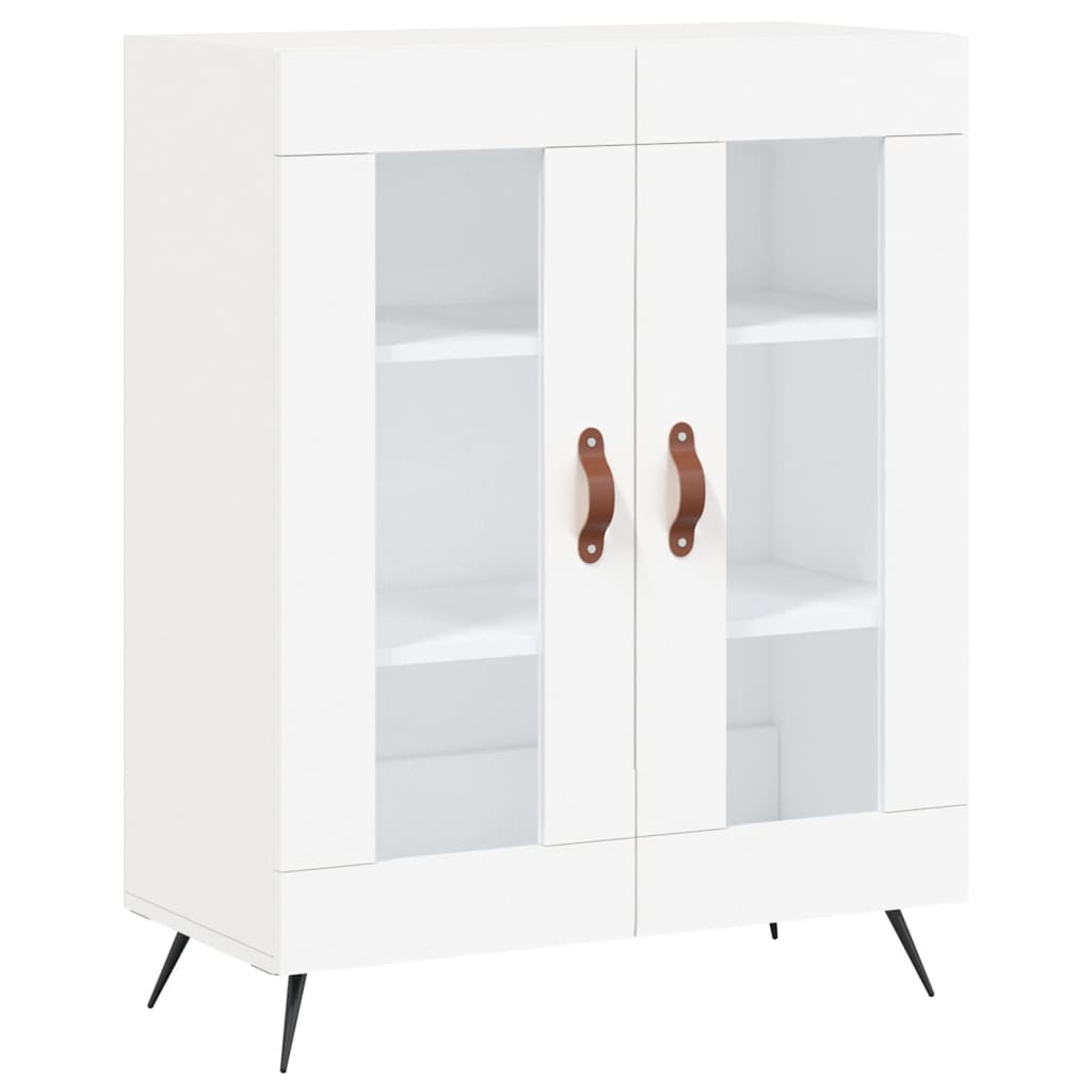 vidaXL Dulap înalt, alb, 69,5x34x180 cm, lemn compozit