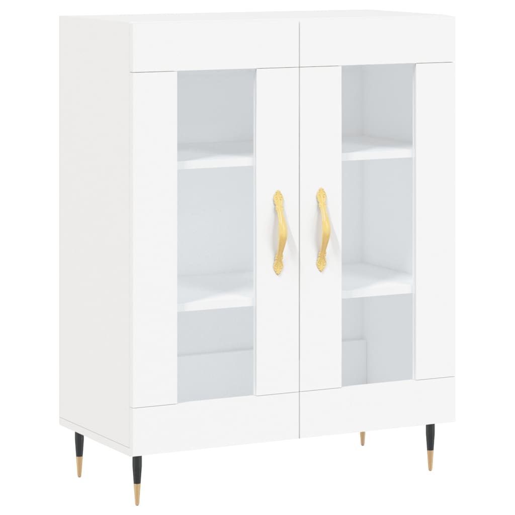vidaXL Dulap înalt, alb, 69,5x34x180 cm, lemn compozit