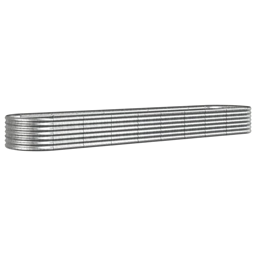 vidaXL Strat înălțat grădină 368x80x36 cm oțel vopsit electrostatic vidaXL Strat înălțat grădină 368x80x36 cm oțel vopsit electrostatic