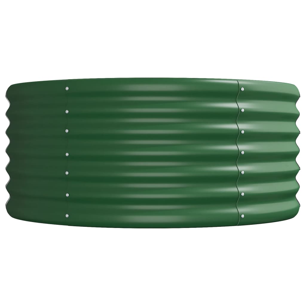 vidaXL Strat înălțat grădină 512x80x36 cm oțel vopsit electrostatic vidaXL Strat înălțat grădină 512x80x36 cm oțel vopsit electrostatic