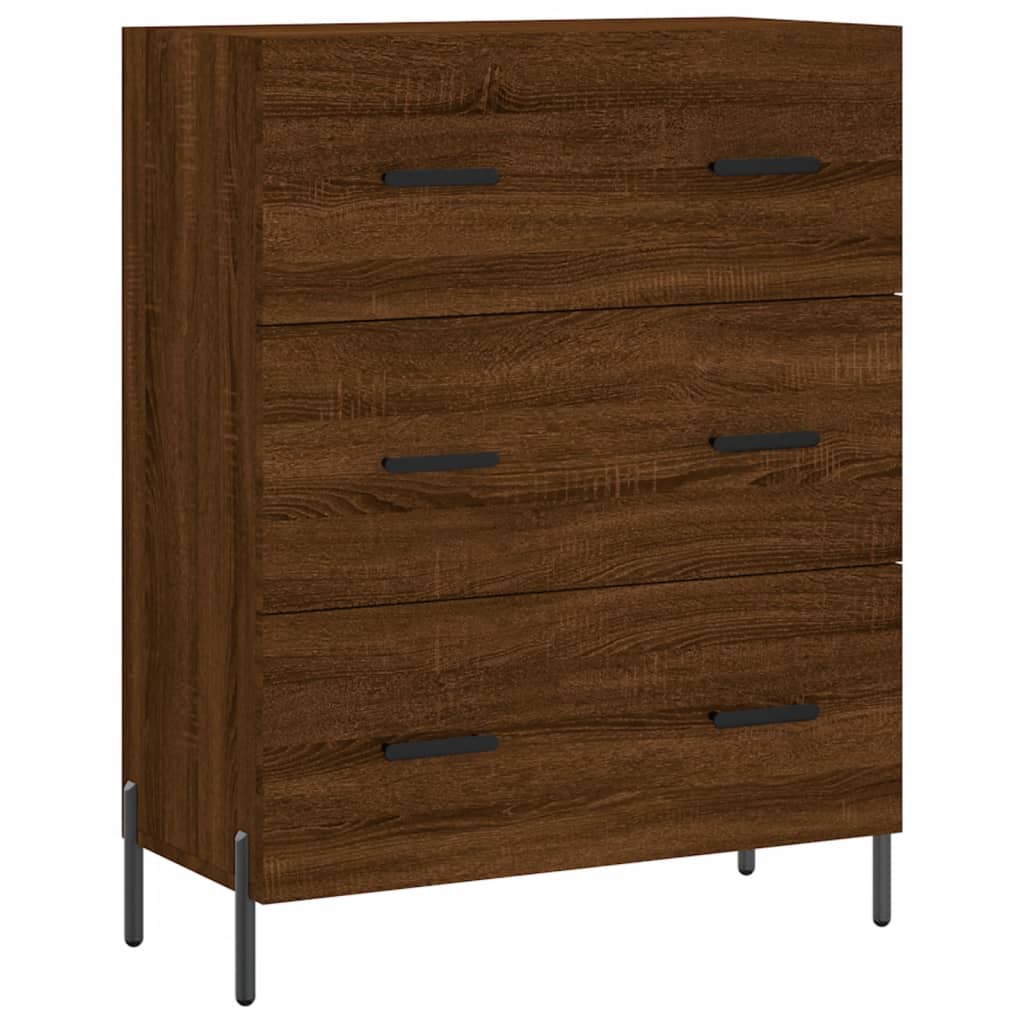 vidaXL Dulap înalt, stejar maro, 69,5x34x180 cm, lemn compozit