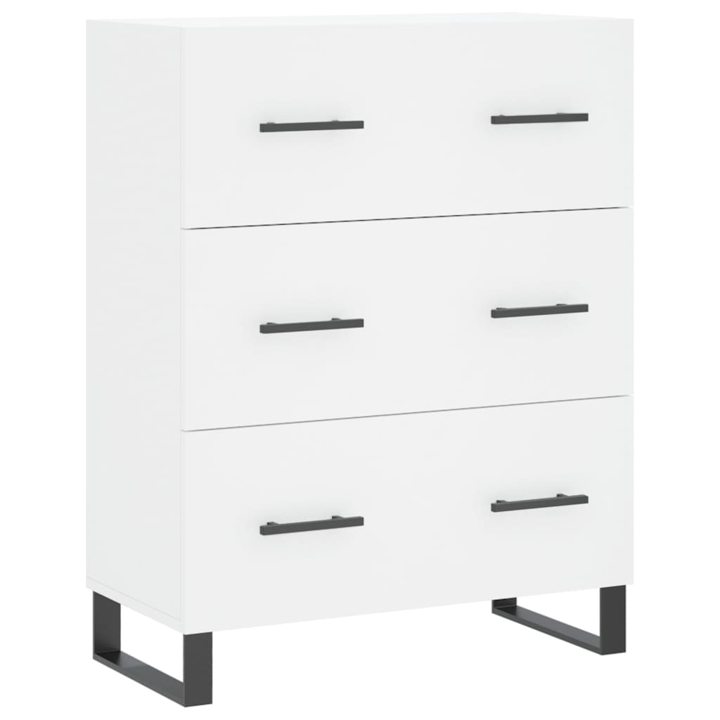 vidaXL Dulap înalt, alb, 69,5x34x180 cm, lemn compozit
