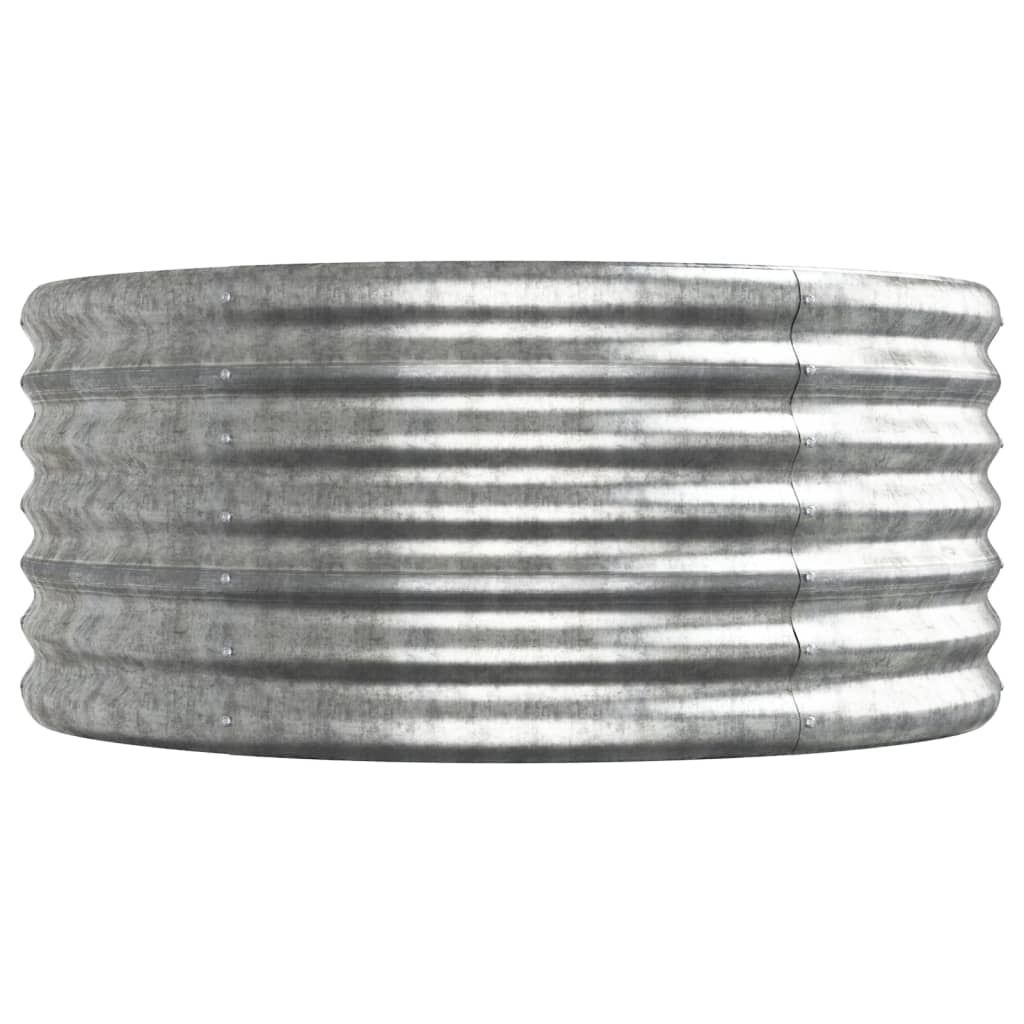 vidaXL Strat înălțat grădină 512x80x36 cm oțel galvanizat