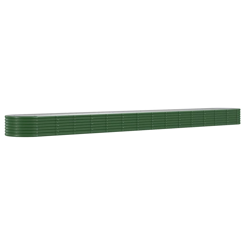 vidaXL Strat înălțat grădină 620x80x36 cm oțel vopsit electrostatic