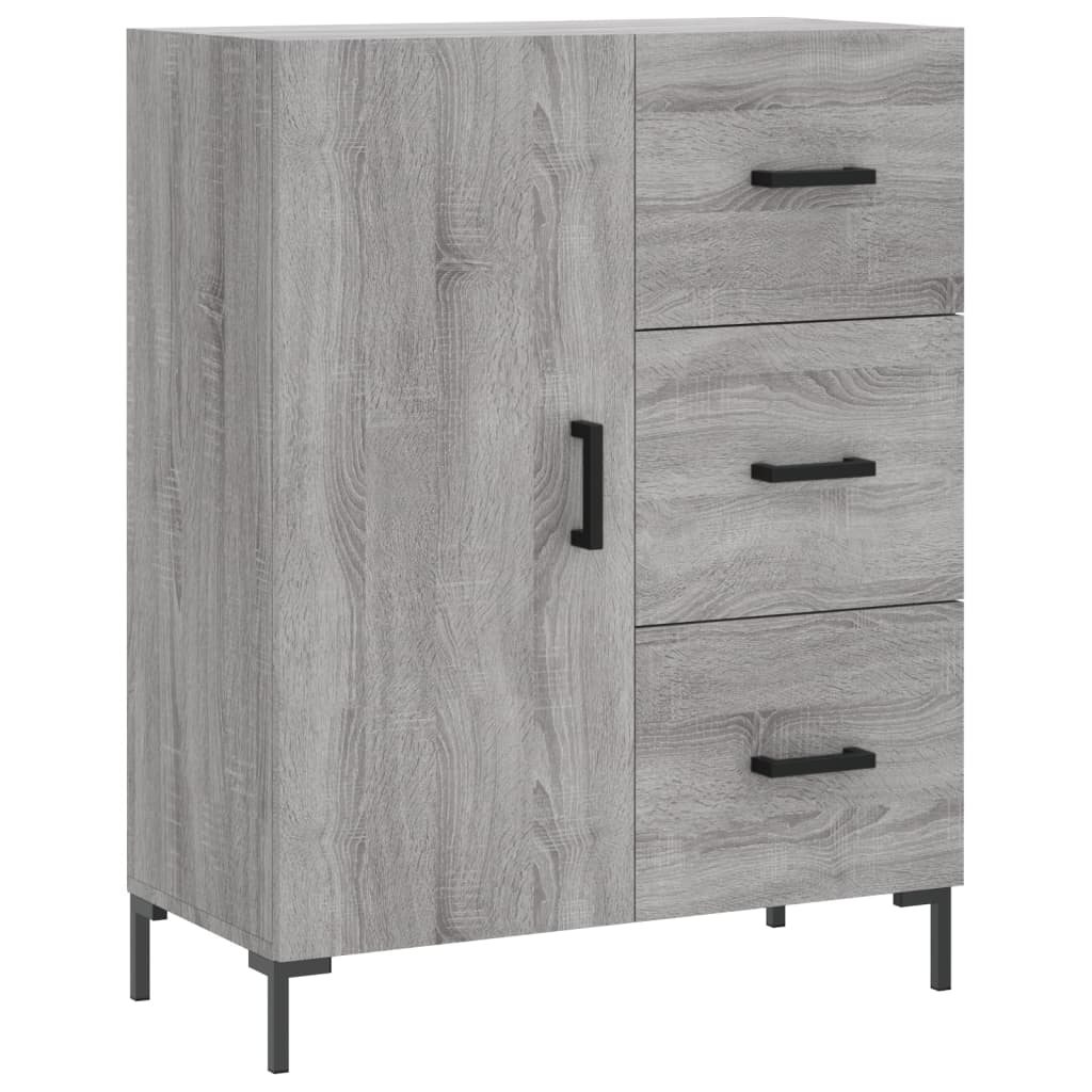 vidaXL Dulap înalt, gri sonoma, 69,5x34x180 cm, lemn compozit