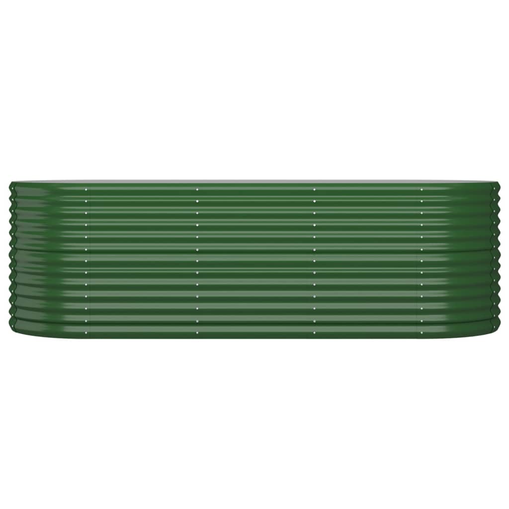 vidaXL Strat înălțat grădină 224x80x68 cm oțel galvanizat