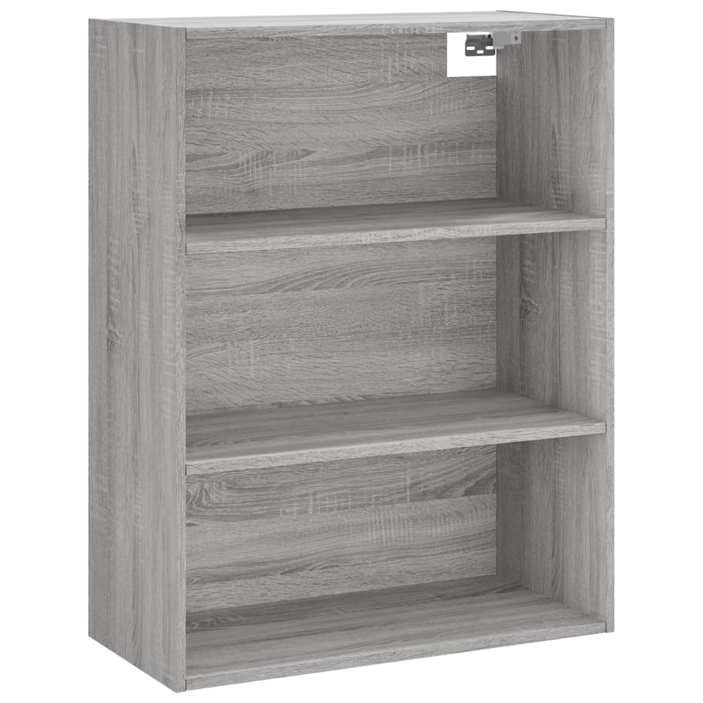 vidaXL Dulap înalt, gri sonoma, 69,5x32,5x180 cm, lemn prelucrat