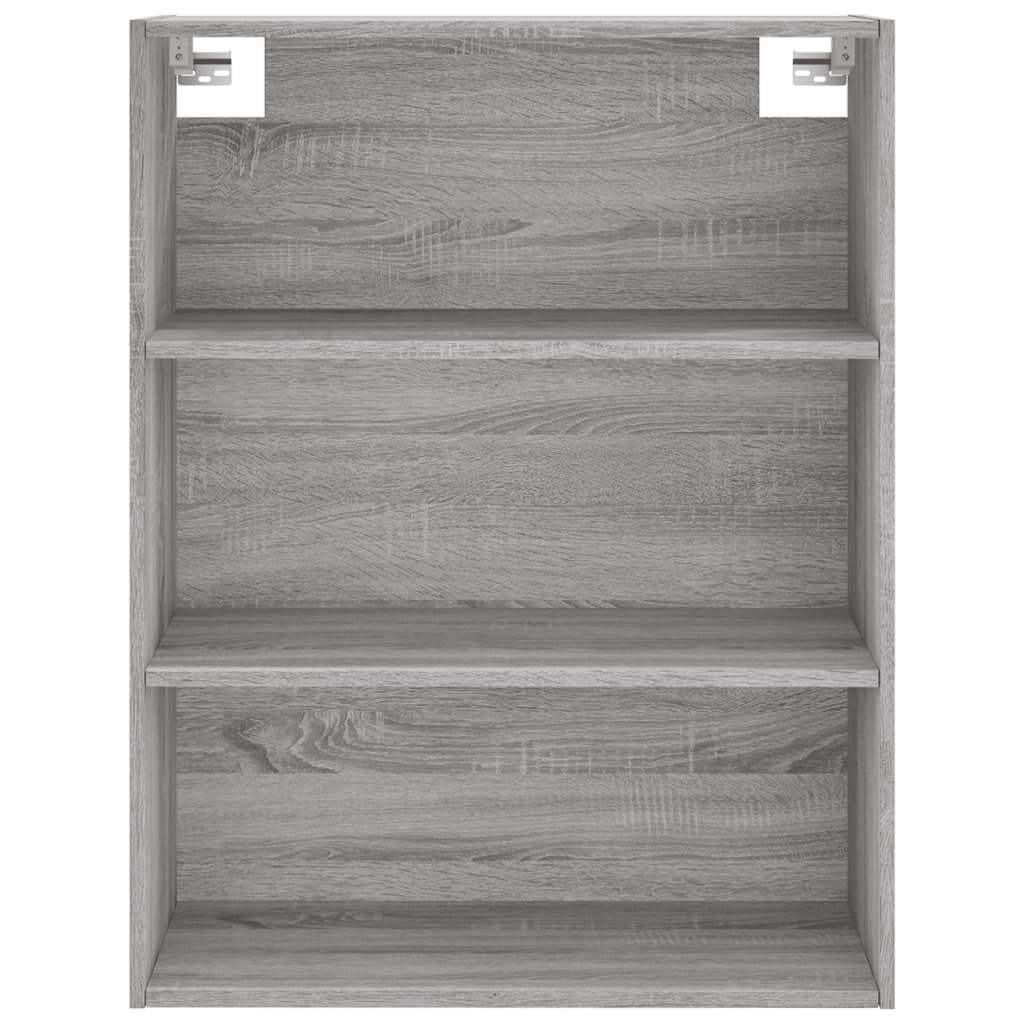 vidaXL Dulap înalt, gri sonoma, 69,5x32,5x180 cm, lemn prelucrat