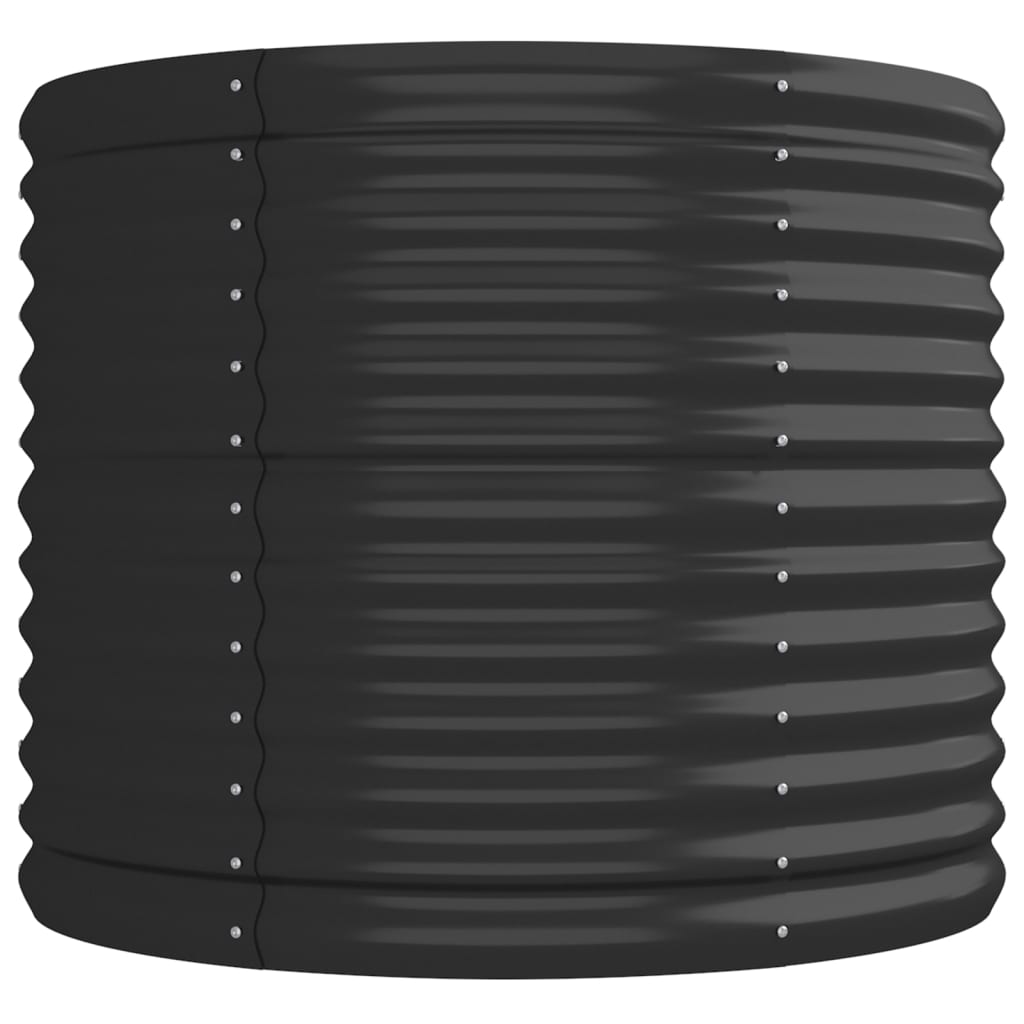 vidaXL Strat înălțat grădină 224x80x68 cm oțel galvanizat