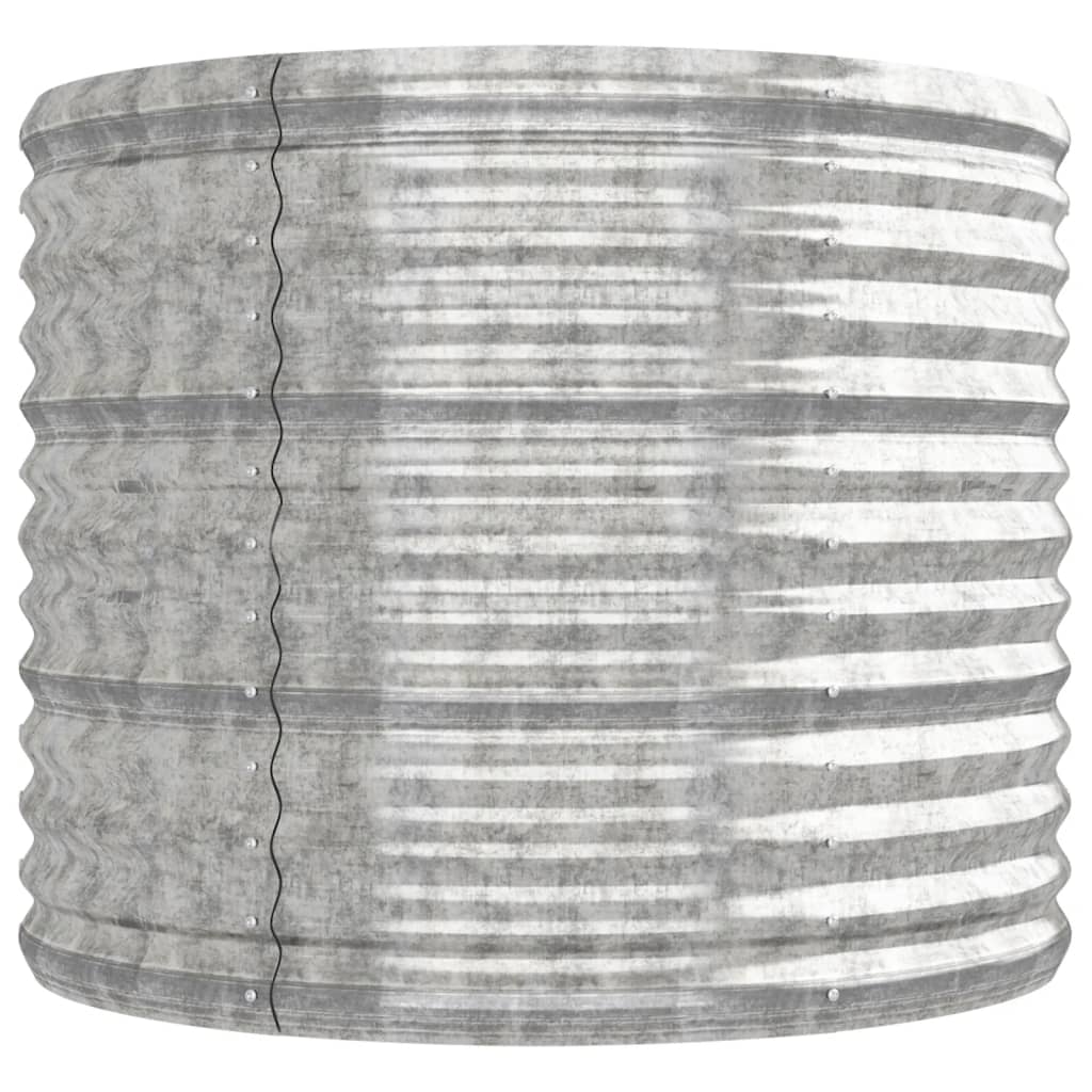 vidaXL Strat înălțat grădină 224x80x68 cm oțel galvanizat