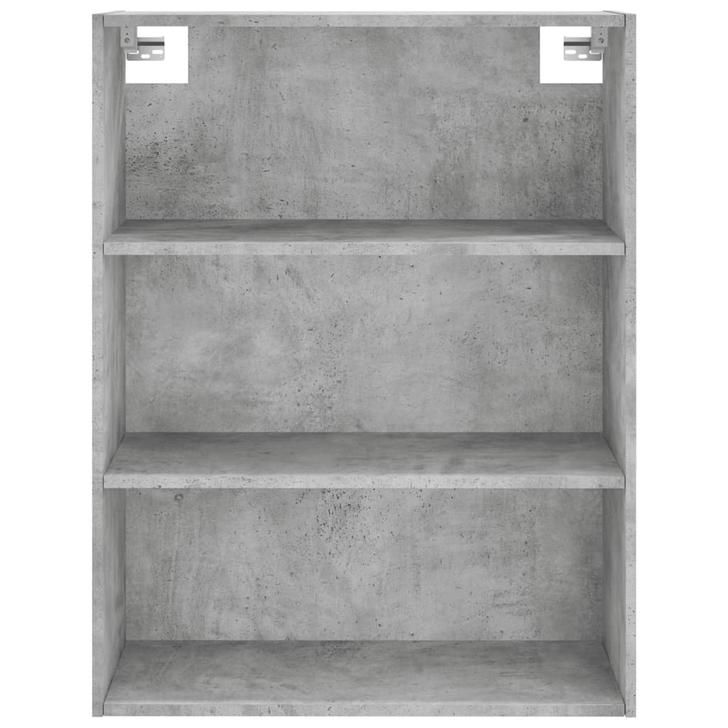 vidaXL Dulap înalt, gri beton, 69,5x32,5x180 cm, lemn compozit