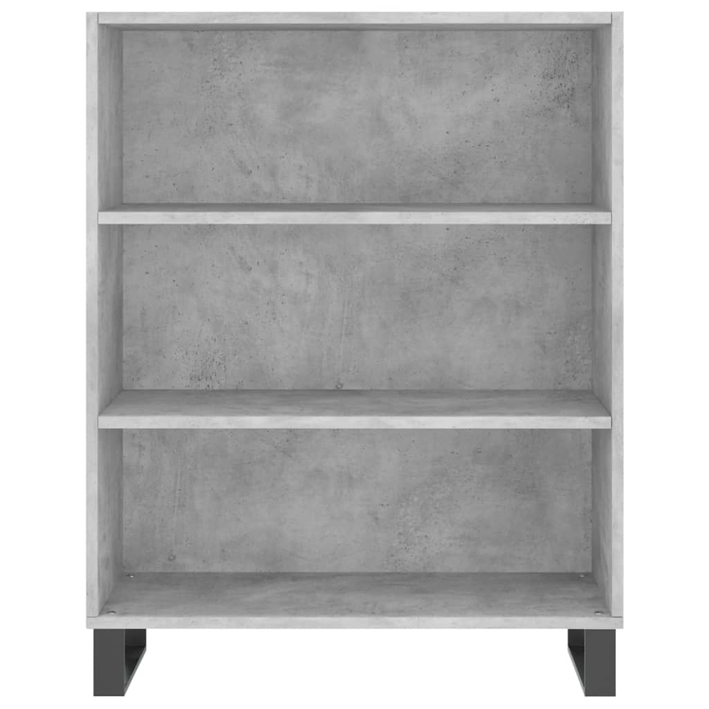 vidaXL Dulap înalt, gri beton, 69,5x32,5x180 cm, lemn compozit