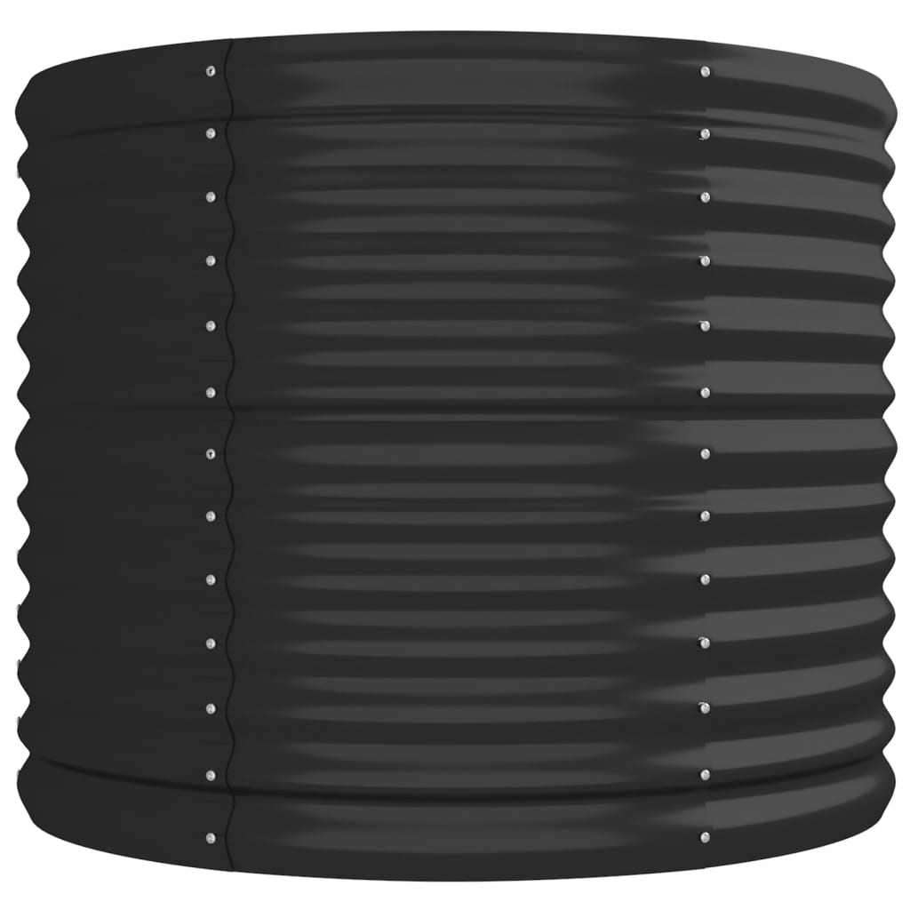 vidaXL Strat înălțat grădină 296x80x68 cm oțel vopsit electrostatic vidaXL Strat înălțat grădină 296x80x68 cm oțel vopsit electrostatic