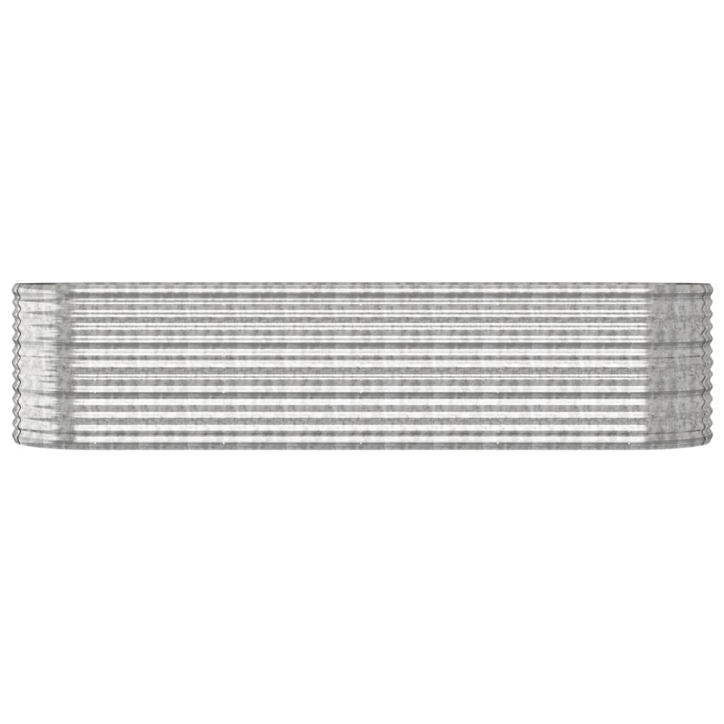 vidaXL Strat înălțat grădină 296x80x68 cm oțel vopsit electrostatic