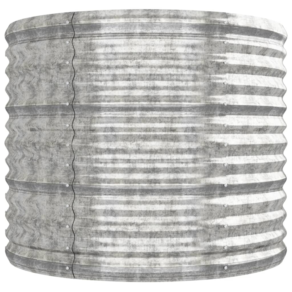 vidaXL Strat înălțat grădină 296x80x68 cm oțel vopsit electrostatic