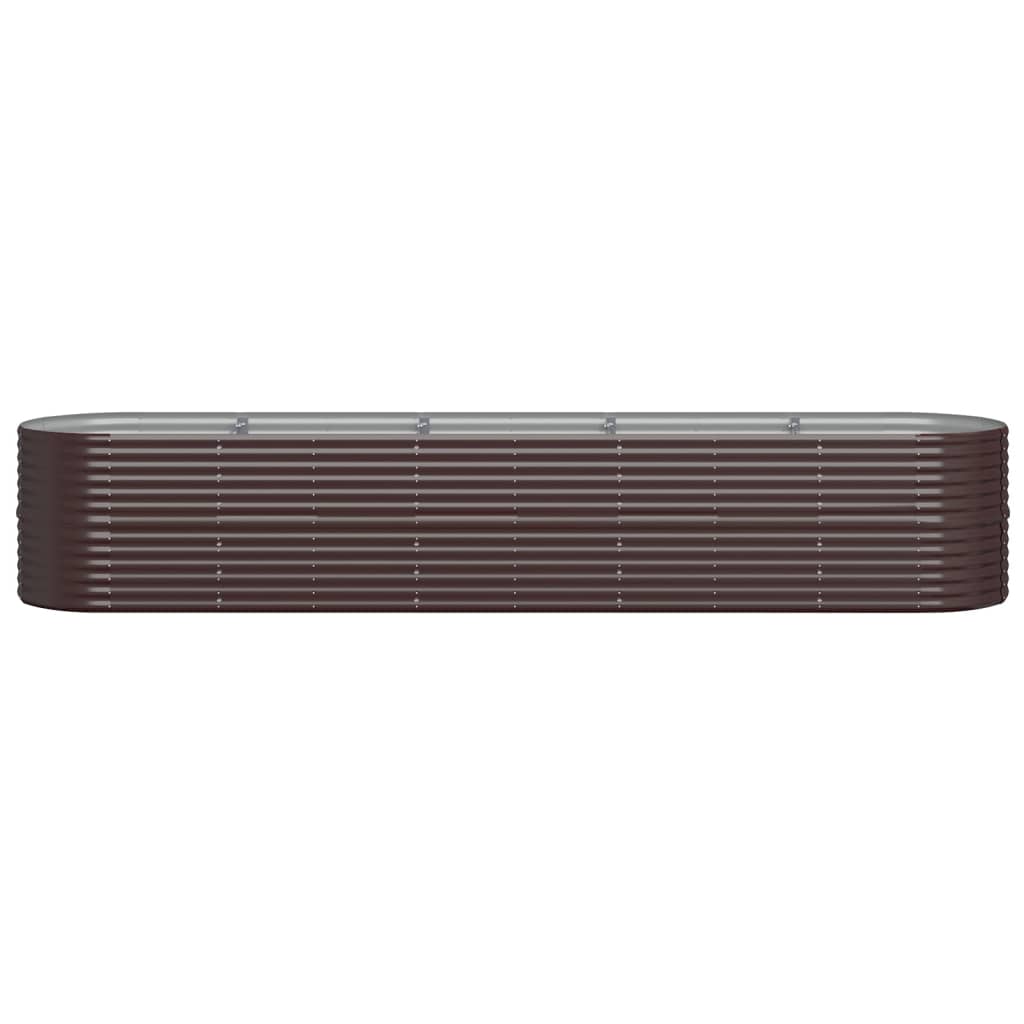 vidaXL Strat înălțat grădină 368x80x68 cm oțel vopsit electrostatic