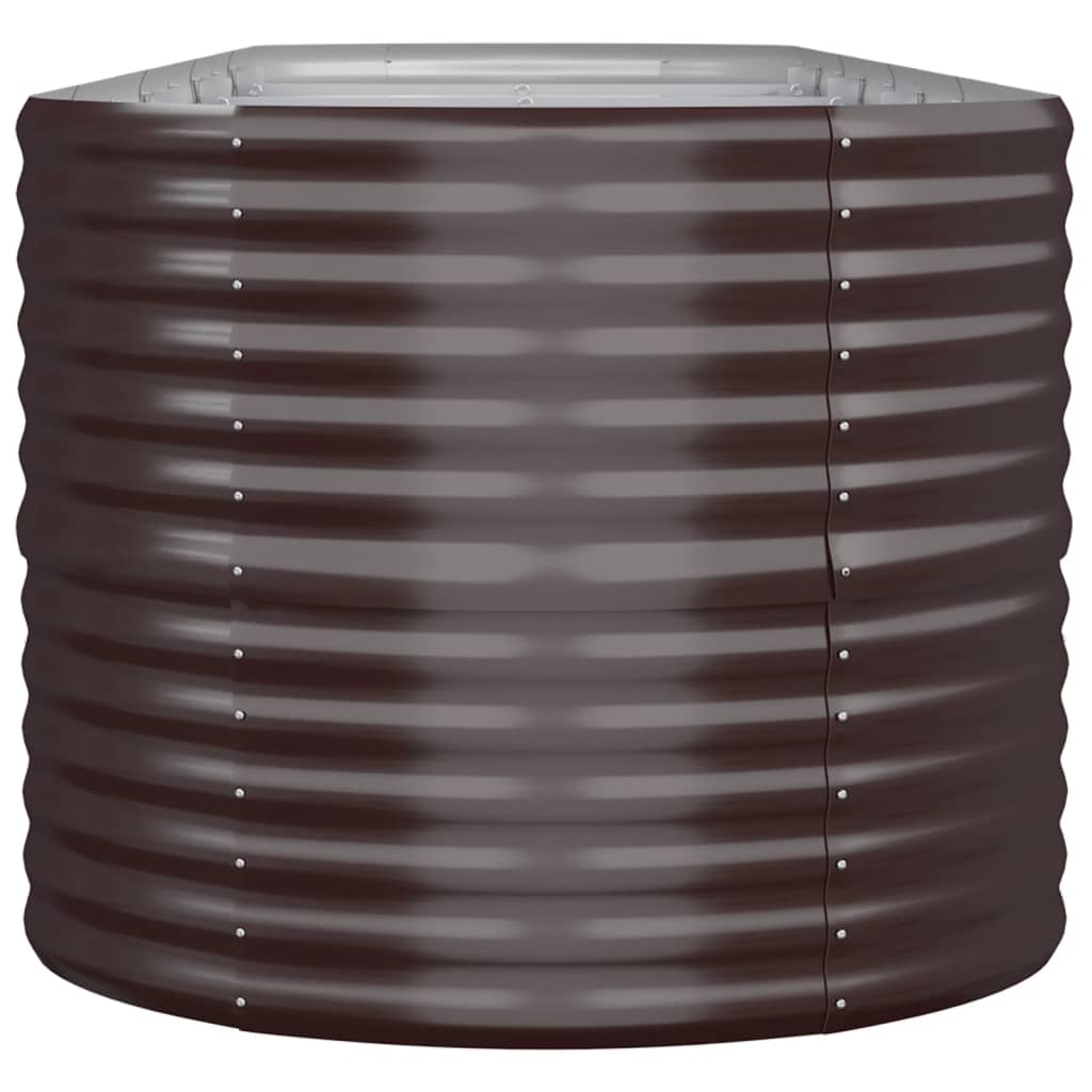 vidaXL Strat înălțat grădină 368x80x68 cm oțel vopsit electrostatic