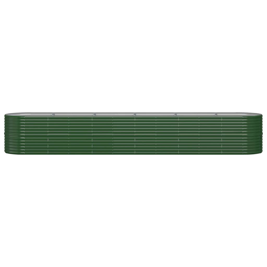 vidaXL Strat înălțat grădină 440x80x68 cm oțel vopsit electrostatic vidaXL Strat înălțat grădină 440x80x68 cm oțel vopsit electrostatic