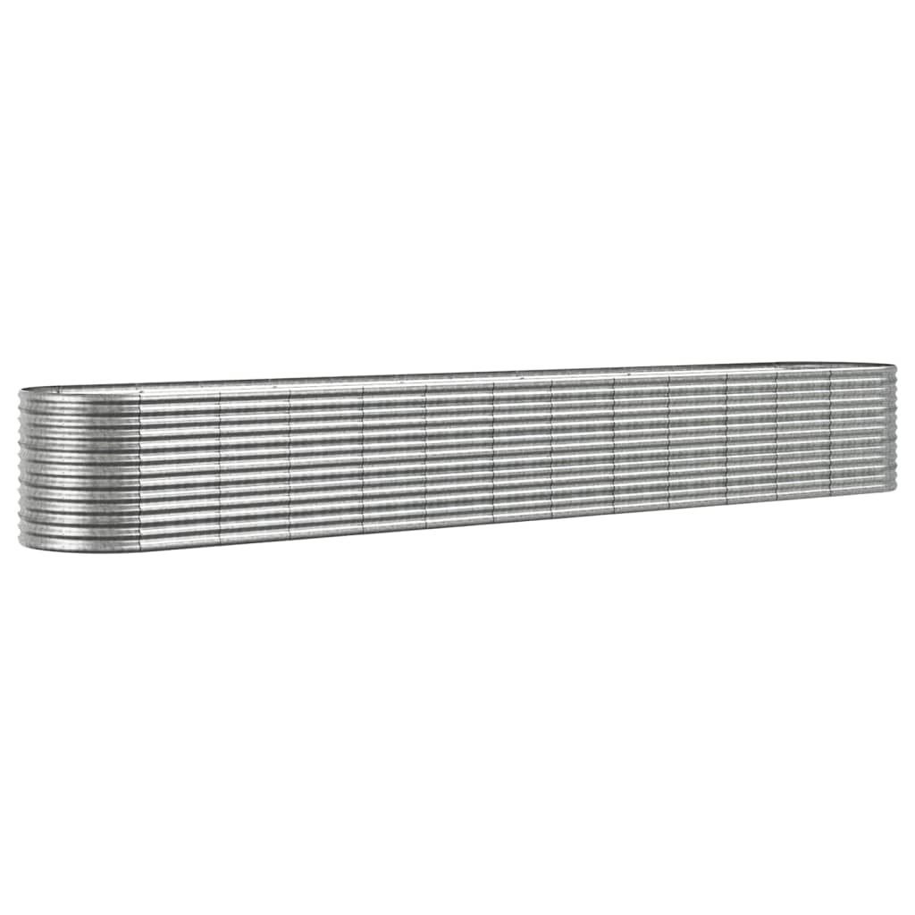 vidaXL Strat înălțat grădină 512x80x68 cm oțel vopsit electrostatic