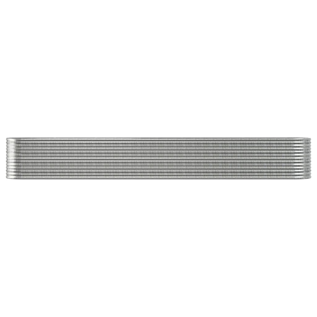 vidaXL Strat înălțat grădină 512x80x68 cm oțel vopsit electrostatic